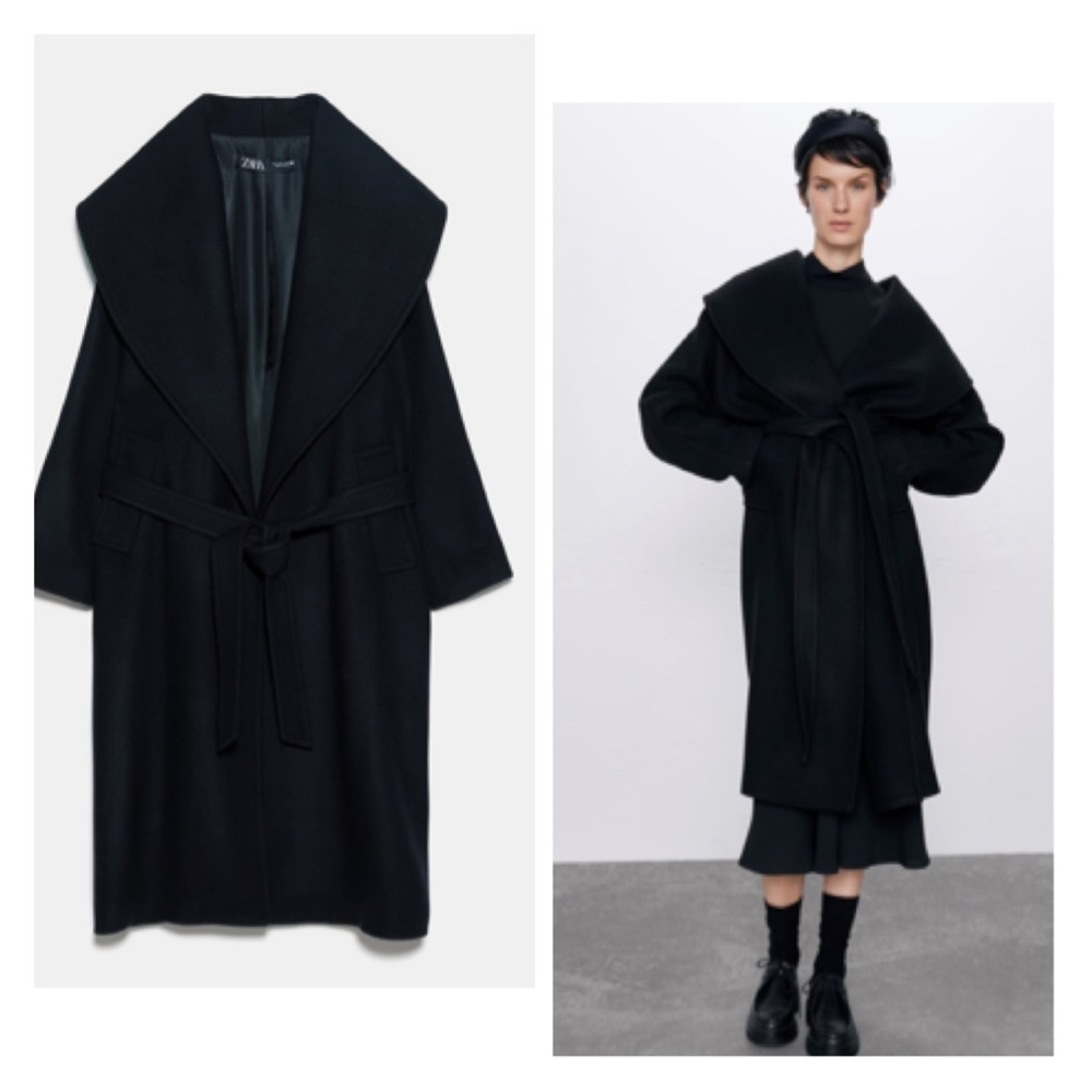 Shawl collar coat